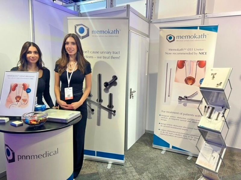 PNN Medical booth at BAUS 2023 with staff members