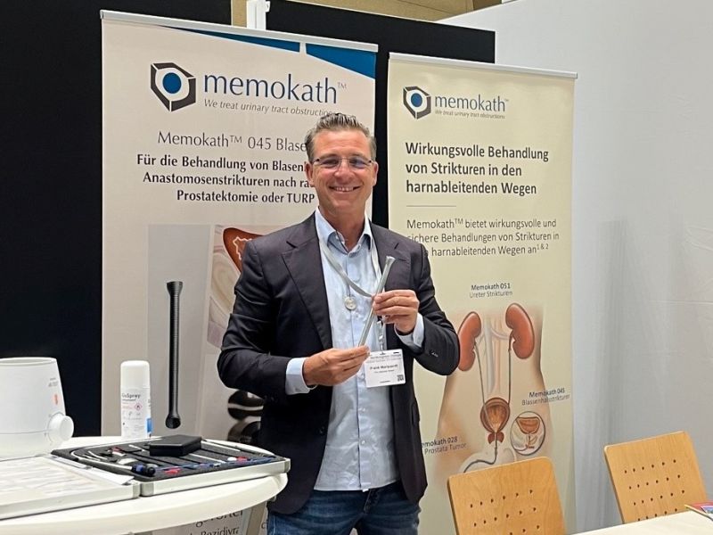 PNN Medical team at Nordkongress 2023 event showcasing Memokath™ stent solutions.